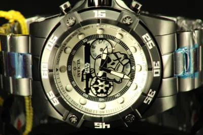 Pre-owned Invicta Star Wars Men's 52mm Limited Edition Quartz Chrono Stainless Steel Watch