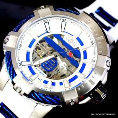 Pre-owned Invicta Star Wars R2d2 Bolt Automatic 50mm Limited Edition White Watch