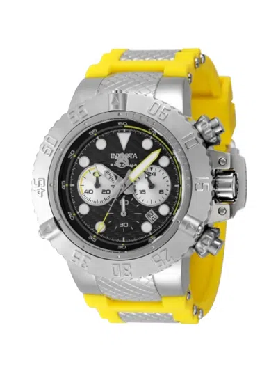 Invicta Subaqua 50mm Watch In Yellow