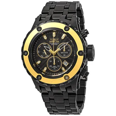 Invicta Subaqua Chronograph Black Dial Men's Watch 23926 In Gold