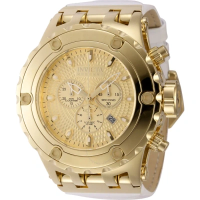 Invicta Subaqua Chronograph Date Quartz Gold Dial Men's Watch 44737