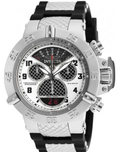Pre-owned Invicta Swiss-made Subaqua Noma Iii Mens Quartz Watch Chrono Retrograde Day 500m