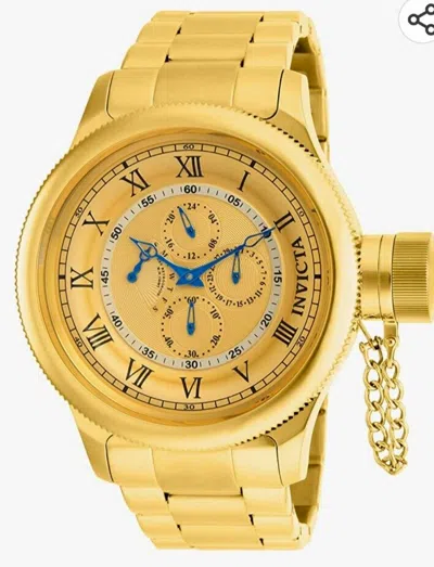 Pre-owned Invicta The Russian Diver Men's Watch - 52mm, Gold Model 15931