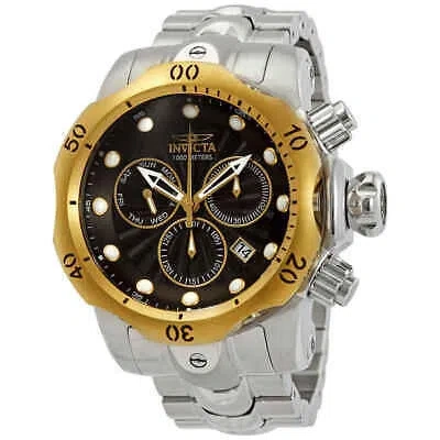 Pre-owned Invicta Venom Chronograph Black Dial Men's Watch 23889