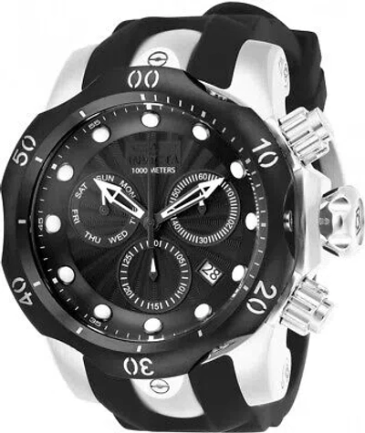 Pre-owned Invicta Venom Chronograph Black Dial Men's Watch 25900
