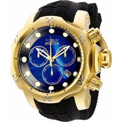 Pre-owned Invicta Venom Chronograph Quartz Blue Dial Men's Watch 32614