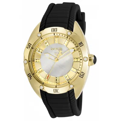 Invicta Venom Women's Quartz Mother-of-pearl Dial Strap Watch In Gold