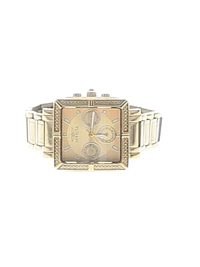 Pre-owned Invicta Watch In Gold