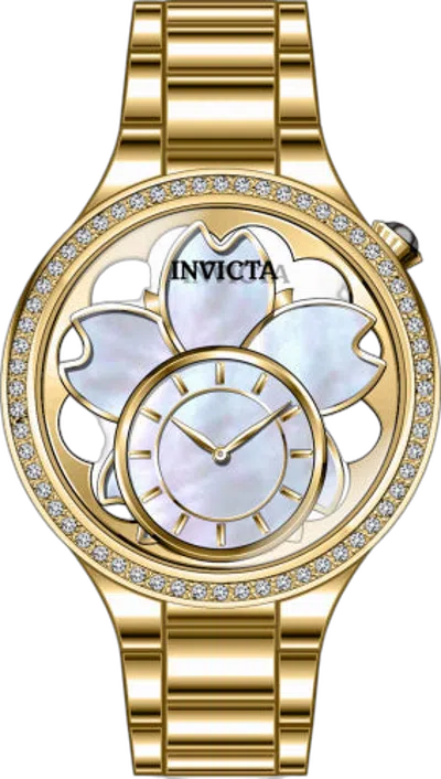 Invicta Watch In Gold