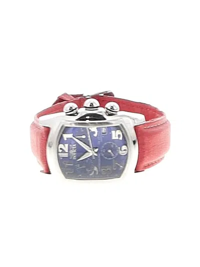 Pre-owned Invicta Watch In Red