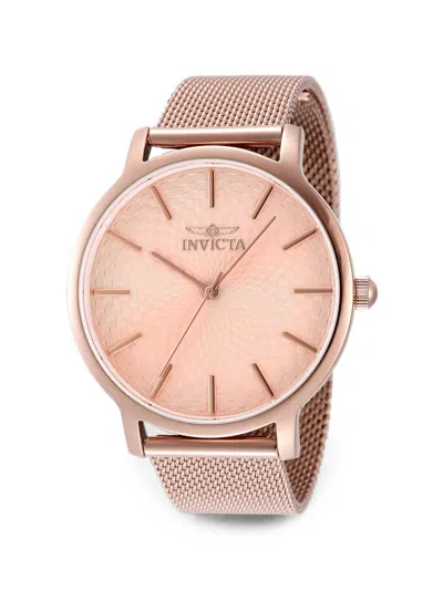 Invicta Wildflower Mesh Strap 38mm Watch In Gold