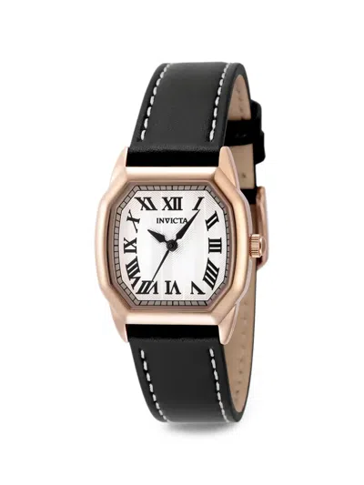 Invicta Wildflower Octagonal-face 27mm Watch In Black