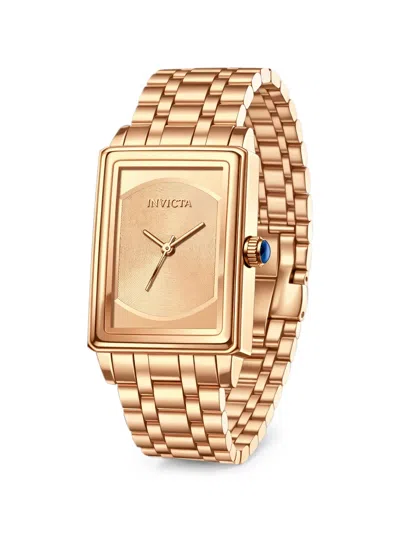 Invicta Wildflower Rectangular 26mm Watch In Gold