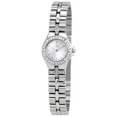 Invicta Wildflower Silver Dial Stainless Steel Ladies Watch 0132 In Metallic