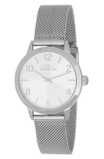 Invicta Wildflower Three Hand Quartz Mesh Strap Watch & Bracelet Set