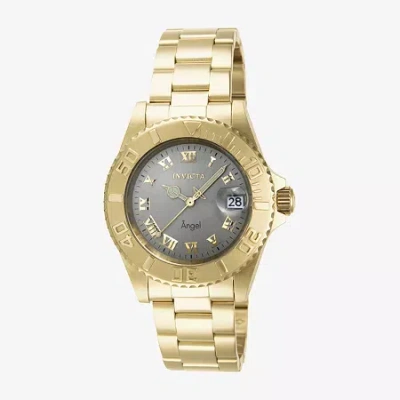 Invicta Womens Gold Tone Stainless Steel Bracelet Watch 14366