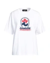 Invicta X Dsquared2 Woman T-shirt White Size L Cotton In White
