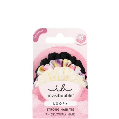 Invisibobble Be Strong Loop+ Hair Ties (pack Of 3) In White