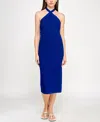 Invitee Juniors' Halter Sleeveless Crochet Midi Dress
