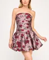 Invitee Juniors' Jacquard Fit & Flare Dress In Green