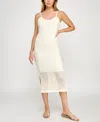Invitee Juniors' V-neck Sleeveless Bodycon Crochet Dress
