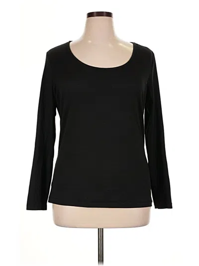 Pre-owned In'voland 3/4 Sleeve T-shirt In Black