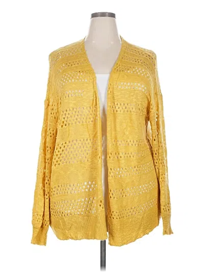 Pre-owned In'voland Cardigan Sweater In Yellow