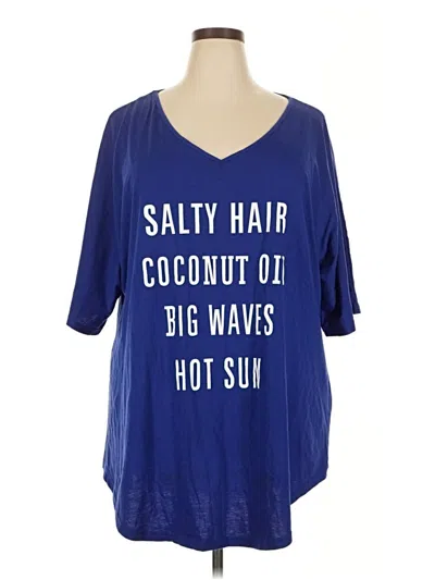 Pre-owned In'voland Short Sleeve T-shirt In Blue