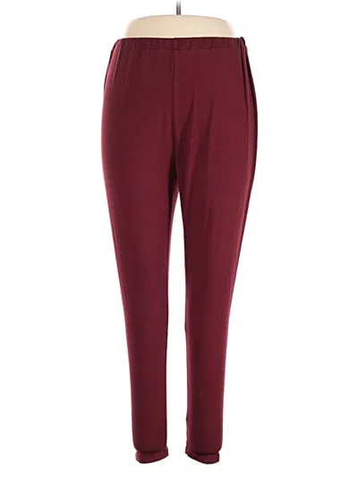 Pre-owned In'voland Track Pants In Burgundy