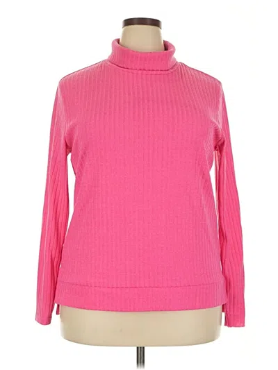 Pre-owned In'voland Turtleneck Sweater In Pink