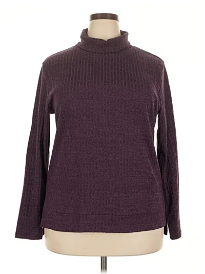 Pre-owned In'voland Turtleneck Sweater In Purple