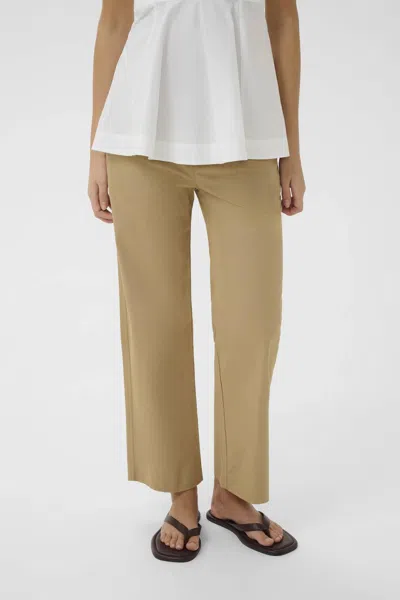 Inwear Elvia Cropped Pants In Latte In Brown