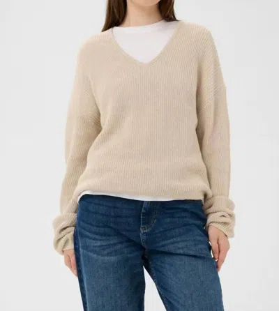 Inwear Miam Pullover Sweater In Ecru In Brown