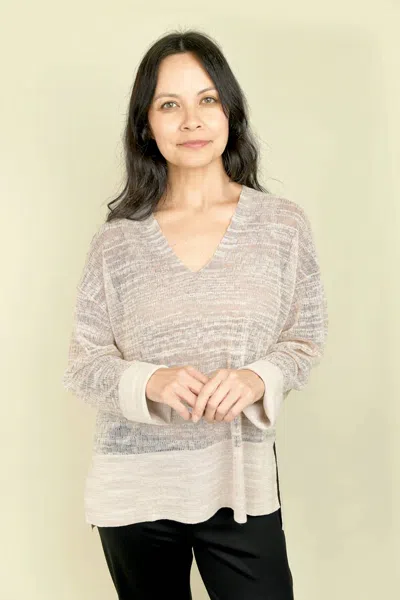 Inwear Nita V-neck Sweater In Ecru In Neutral