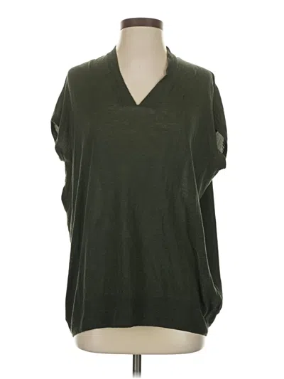 Pre-owned Inwear Short Sleeve Top Green V-neck Tops