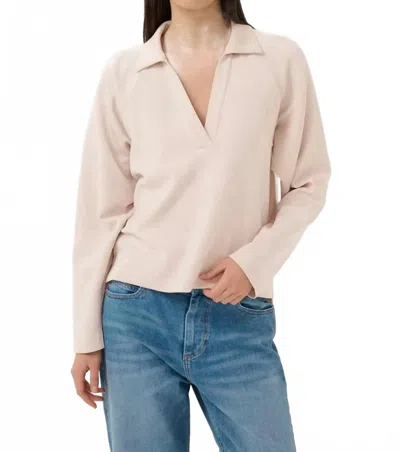 Inwear Sim Vincent Polo Blouse In Haze In Neutral