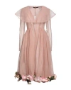 Io Couture Woman Overcoat & Trench Coat Blush Size 6 Polyamide In Pink