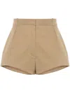 Ioana Ciolacu Angus Cotton Shorts In Brown