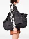 Ioana Ciolacu Denim Pocket-detail Tote Bag In Blue