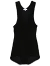 Ioana Ciolacu Fringed Playsuit In Black