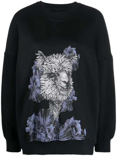 Ioana Ciolacu Graphic-print Jumper In Black