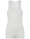 Ioana Ciolacu Metallic-thread Bodysuit In Grey