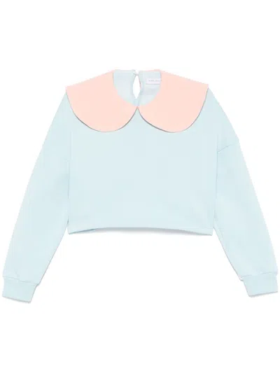 Ioana Ciolacu Orchid Sweatshirt In 蓝色