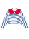 Ioana Ciolacu Orchid Sweatshirt In 蓝色