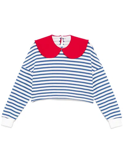 Ioana Ciolacu Orchid Sweatshirt In 蓝色