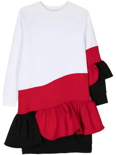 Ioana Ciolacu Pavlova Peplum Minidress In 白色
