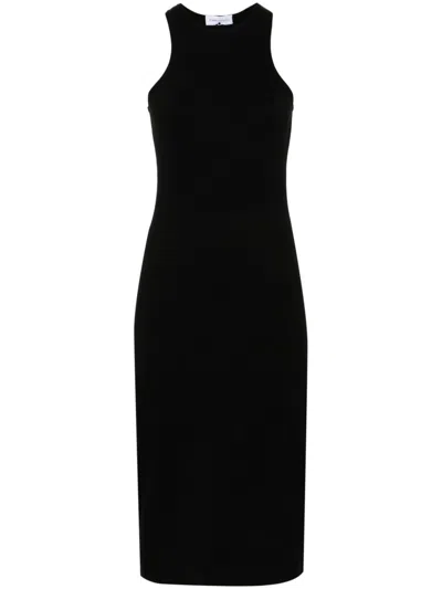 Ioana Ciolacu Ribbed Midi Dress In Black
