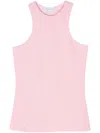 Ioana Ciolacu Ribbed Tank Top In Pink