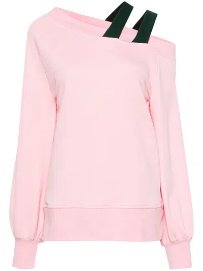 Ioana Ciolacu Sonia Drop-shoulder Sweatshirt In Pink