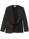 Ioana Ciolacu Gestreifte Jacke In Grau